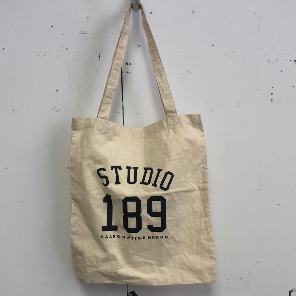 Studio 189 canvas shopping bag